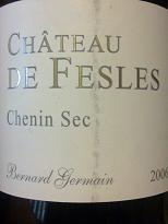 Chateau de Fesles Chenin Sec 2006, Anjou, Loire Valley, France