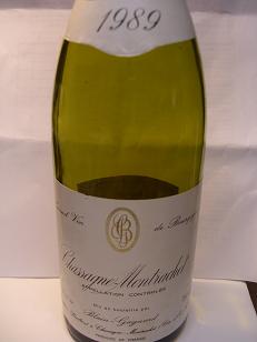 Blain Gagnard Chassagn-Montrachet 1989