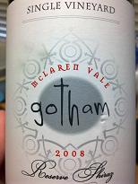 Gotham Reserve Shiraz 2008, McLaren Vale, SA