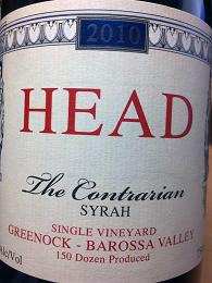 Head Contrarian Syrah 2010