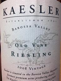 Kaesler Old Vine Riesling 2008, Barossa Valley