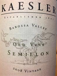 Kaesler Old Vine Semillon 2008, Barossa Valley