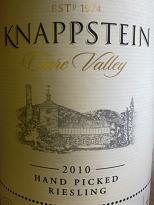 Knappstein Hand-Picked Riesling 2010, Clare Valley, SA