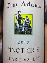 Tim Adams Pinot Gris 2010, Clare Valley