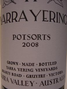 Yarra Yering Potsorts 2008